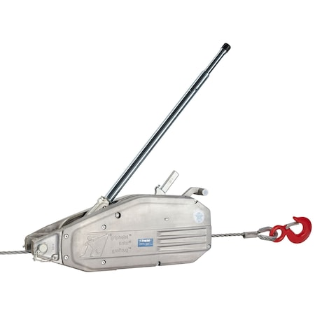 Tractel Griphoist Manual Wire Rope Hoist, 8,000 lb. 4 Ton, 60 ft Lift, TU32 18039060K